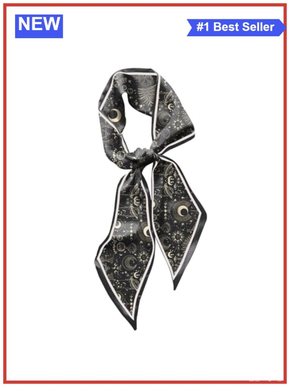 Polyester Satin Silk Feeling Long Scarf Hair Head Neck Wrap Handbag Decor